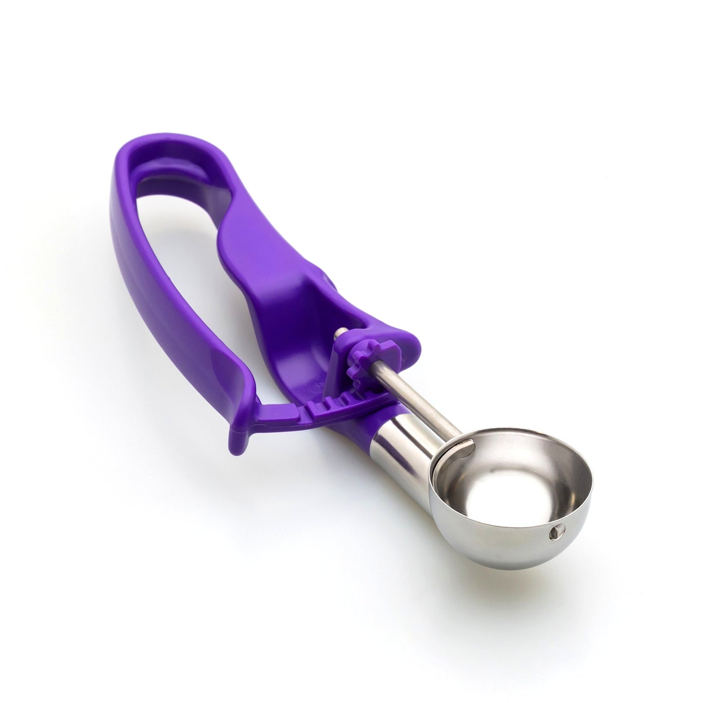 # 40 Orchid (Bowl Capacity 0.71 oz.) Heavy-Duty Stainless Steel Ice Cream Scoop, Portion Control Tool for Sauce, Gravy, Ice Cream, and Cookie Dough