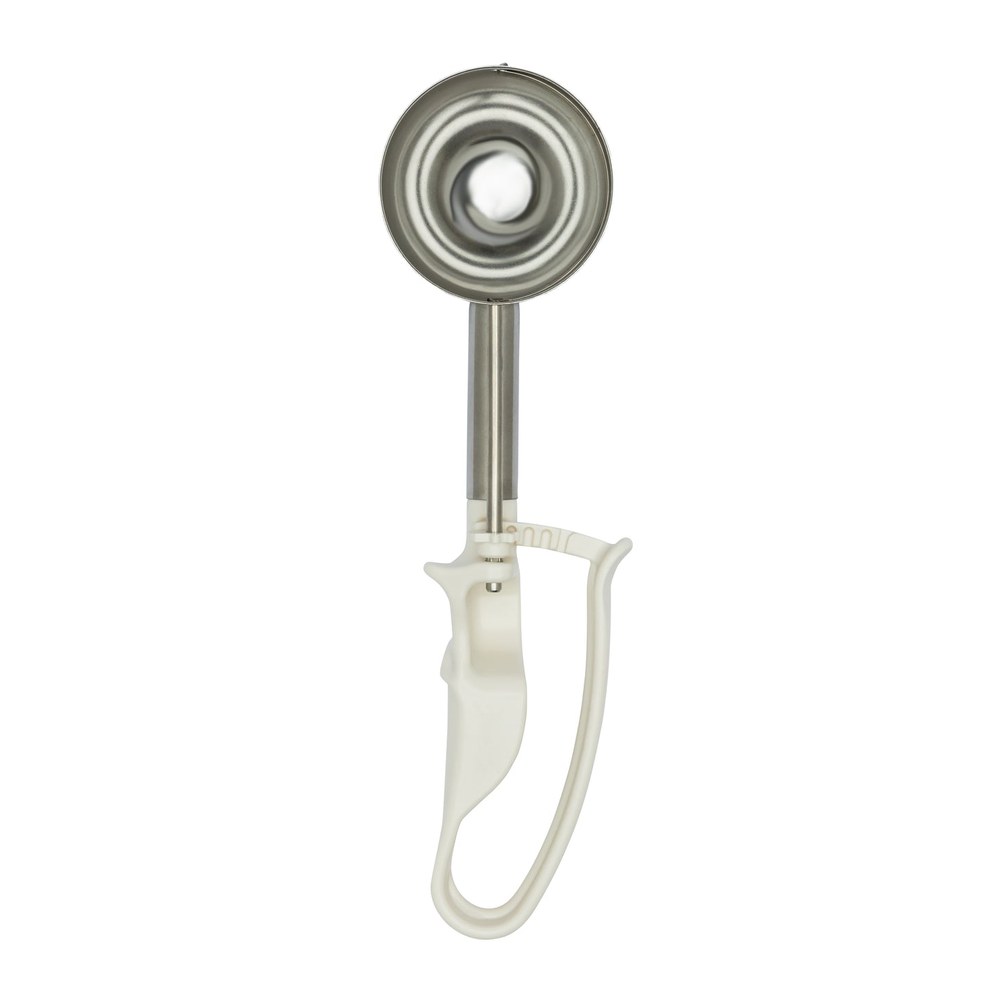 EXTENDED Size 10 Ivory, Best Selling Food Disher Scoop, Professional Portioner, Bowl Dia. 2-5/8" (6.8CM), Bowl Capacity 3.19 oz.