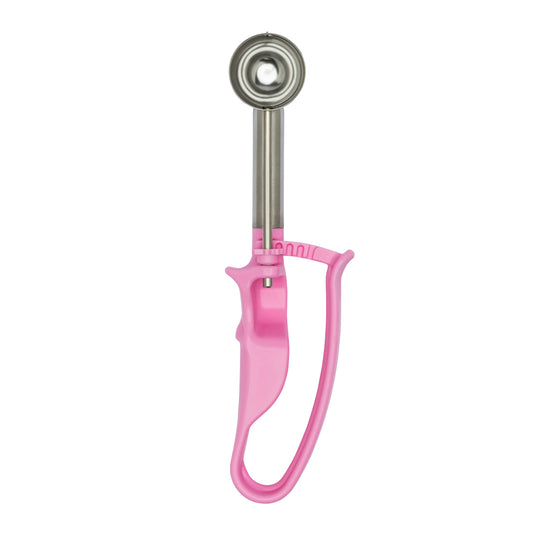 EXTENDED Size 60 Pink, Professional Fruit Scoop, Falafel Scoop, Heavy-Duty Portioner, Bowl Dia. 1-7/16" (3.6CM), Bowl Capacity 0.53 oz.