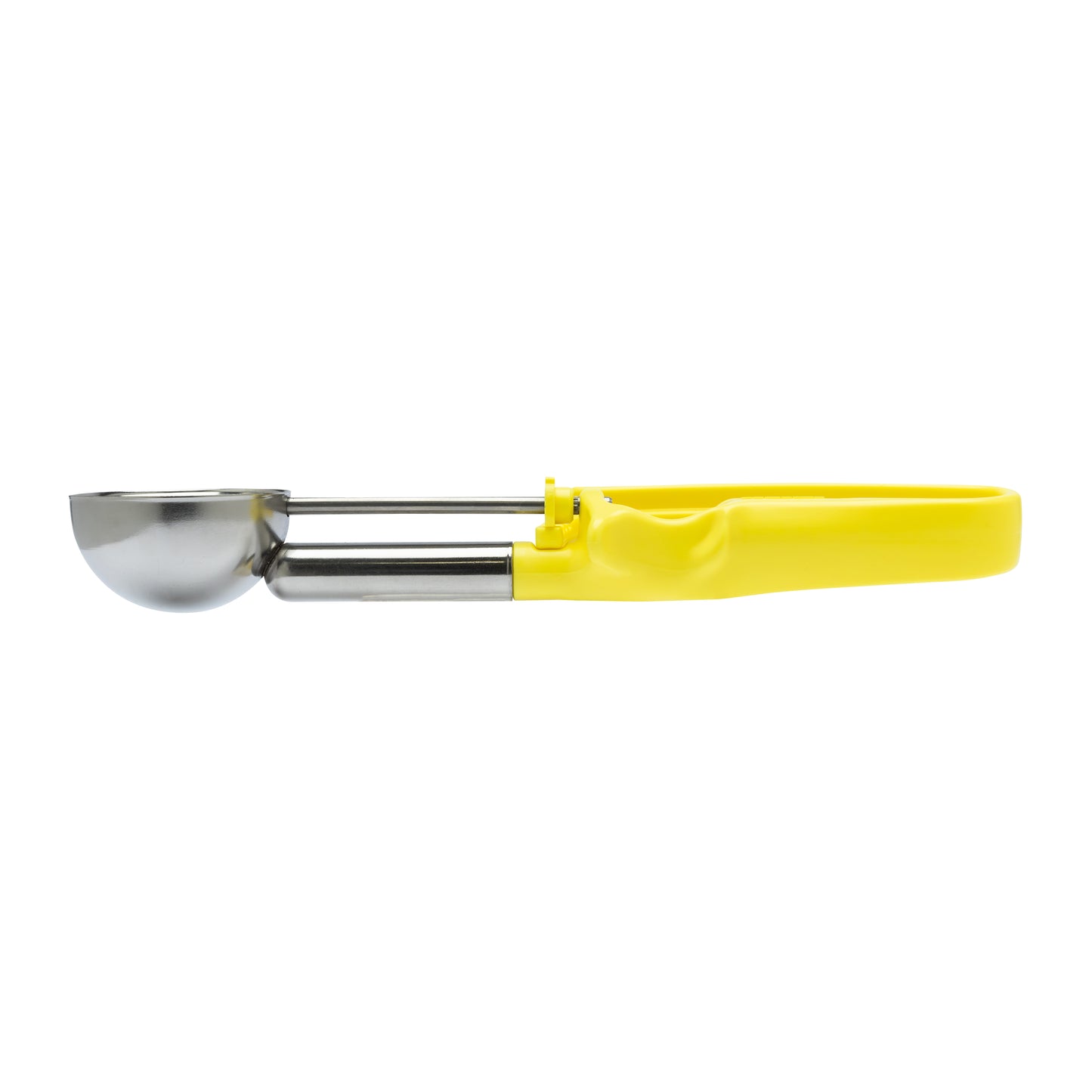 EXTENDED Size 20 Yellow, Commercial Food Disher Scoop, Heavy-Duty Portioner, Ice Cream Scooper, Bowl Dia. 2-1/8" (5.5CM), Bowl Capacity 1.77 oz.