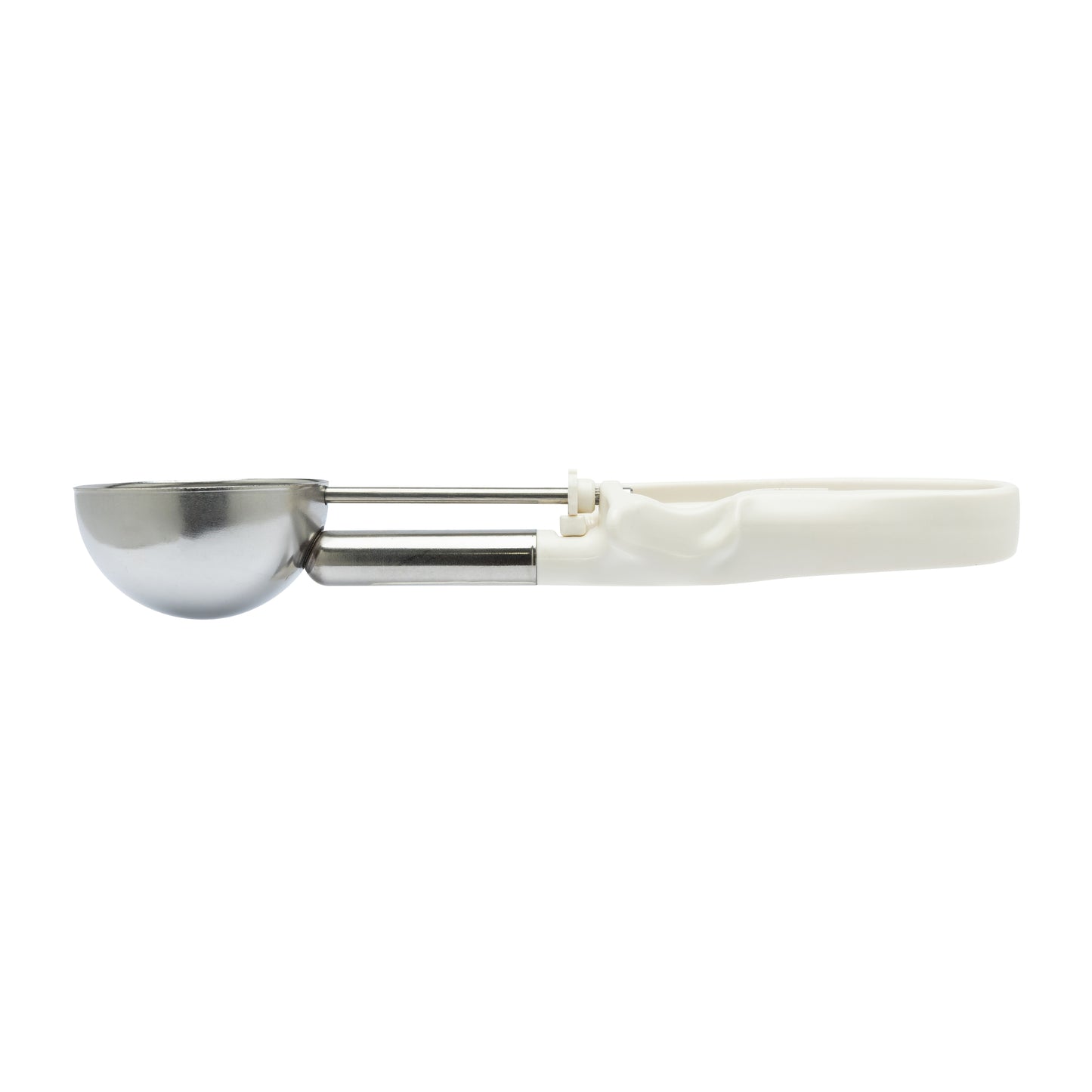 EXTENDED Size 10 Ivory, Best Selling Food Disher Scoop, Professional Portioner, Bowl Dia. 2-5/8" (6.8CM), Bowl Capacity 3.19 oz.