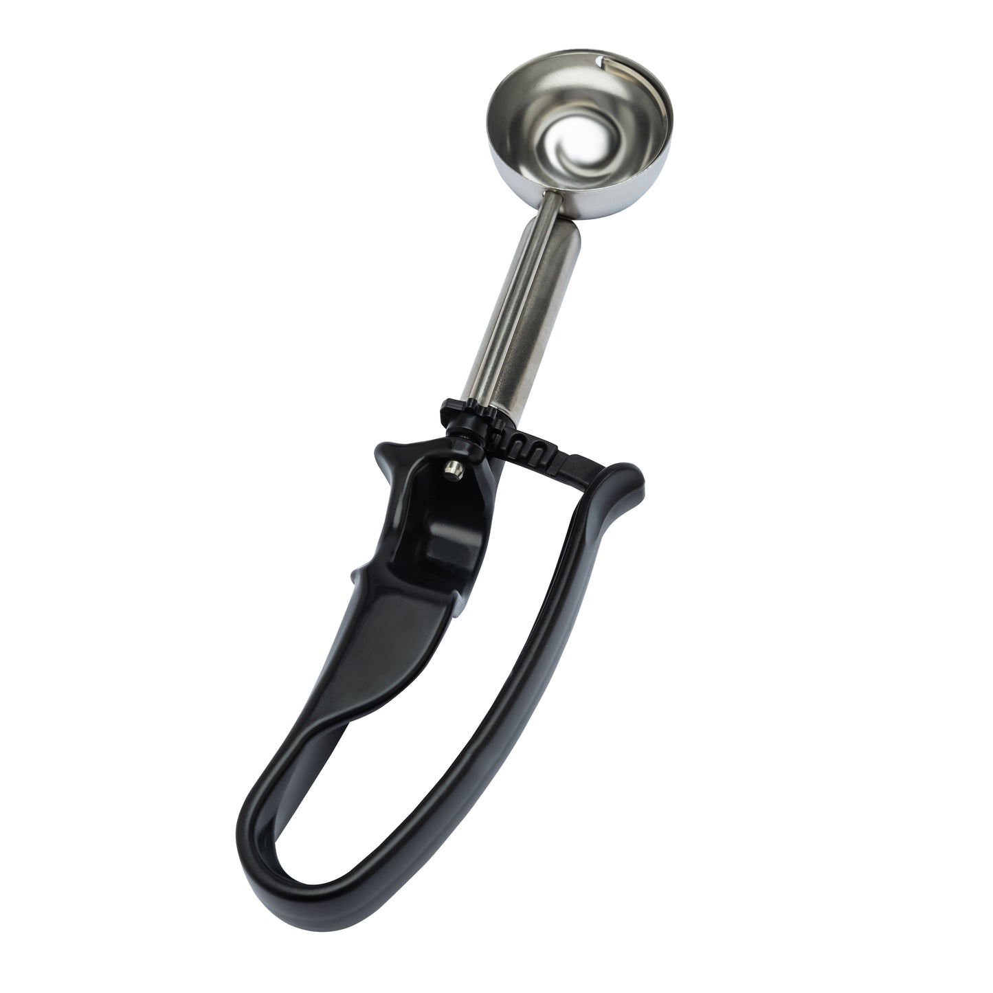 EXTENDED Size 30 Black, Commercial Food Disher Scoop, Professional Gelato Scoop, Ice Cream Digger, Bowl Dia. 1-3/4" (4.6CM), Bowl Capacity 1.03 oz.