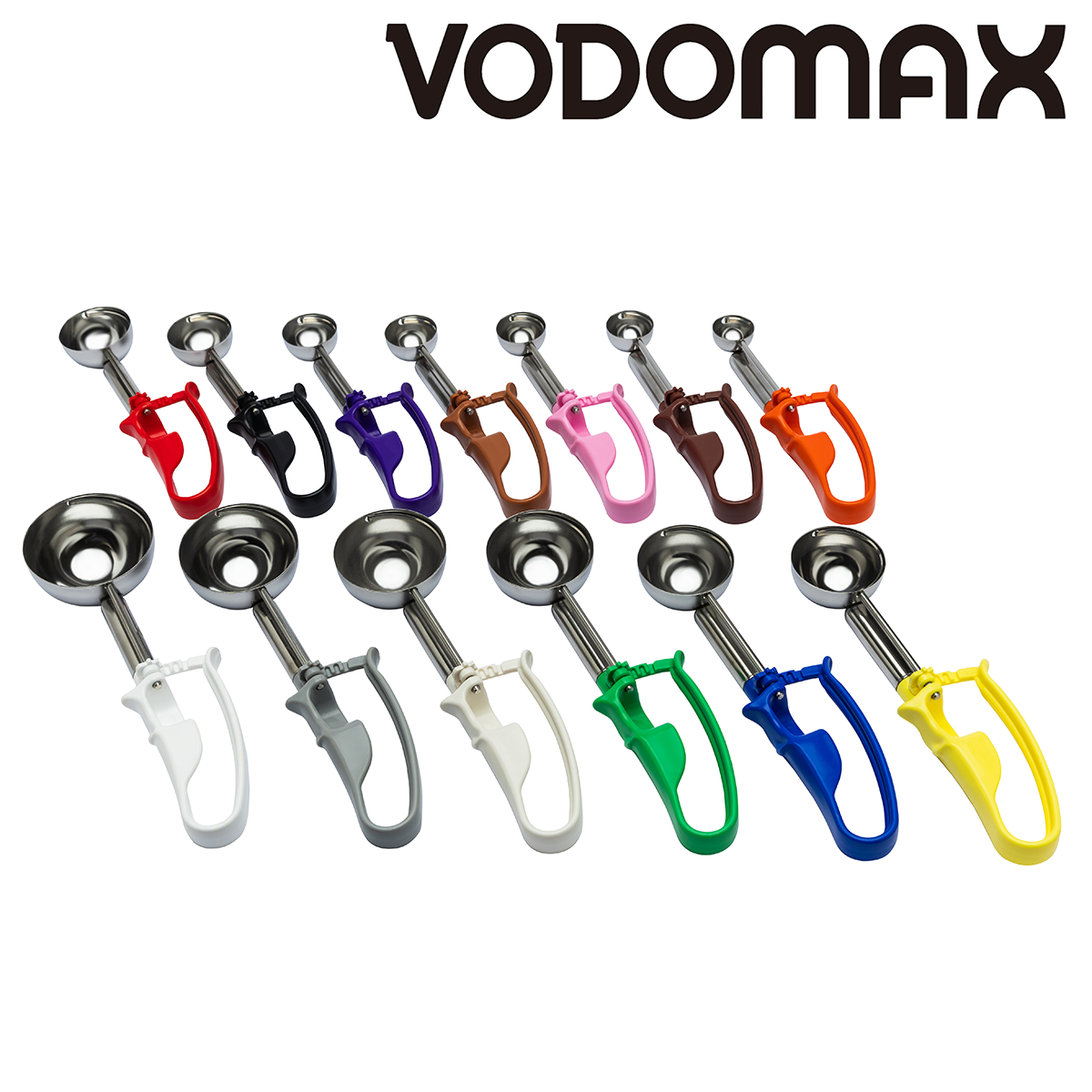 EXTENDED Size 20 Yellow, Commercial Food Disher Scoop, Heavy-Duty Portioner, Ice Cream Scooper, Bowl Dia. 2-1/8" (5.5CM), Bowl Capacity 1.77 oz.