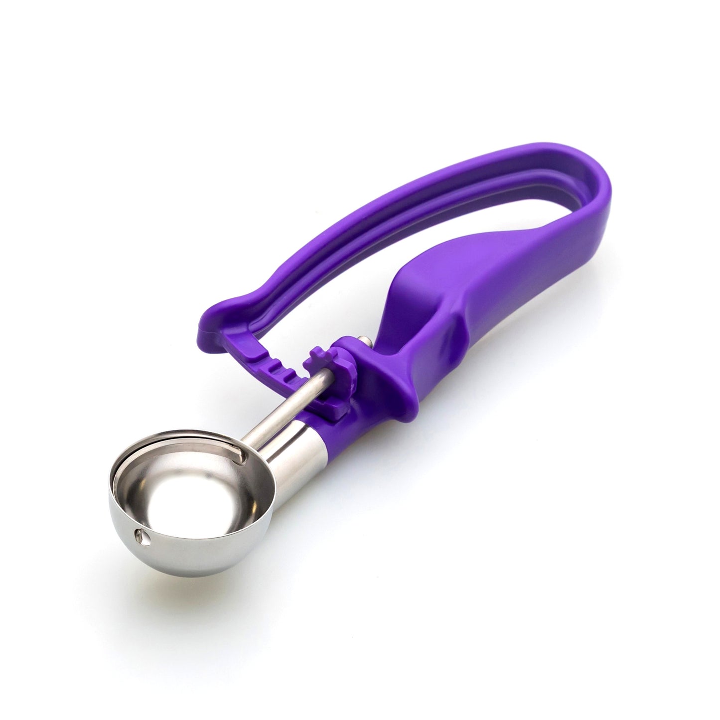 # 40 Orchid (Bowl Capacity 0.71 oz.) Heavy-Duty Stainless Steel Ice Cream Scoop, Portion Control Tool for Sauce, Gravy, Ice Cream, and Cookie Dough